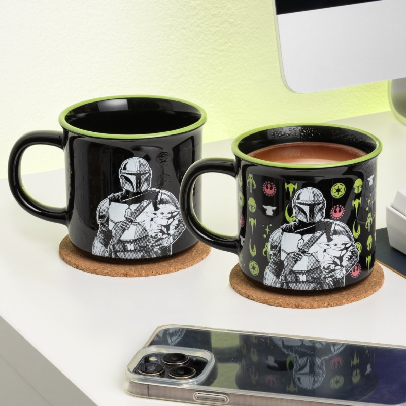 Star Wars Mandalorian and Grogu heat change mug / Gwiezdne Wojny kubek termoaktywny Mandalorianin i Grogu