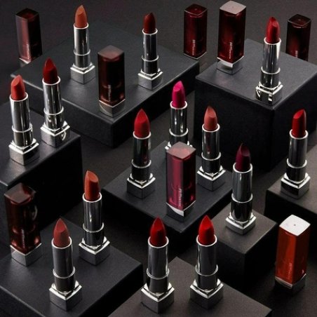 MAYBELLINE New York Color Sensational Shine Compulsion Lipstick 65 Spicy Mauve