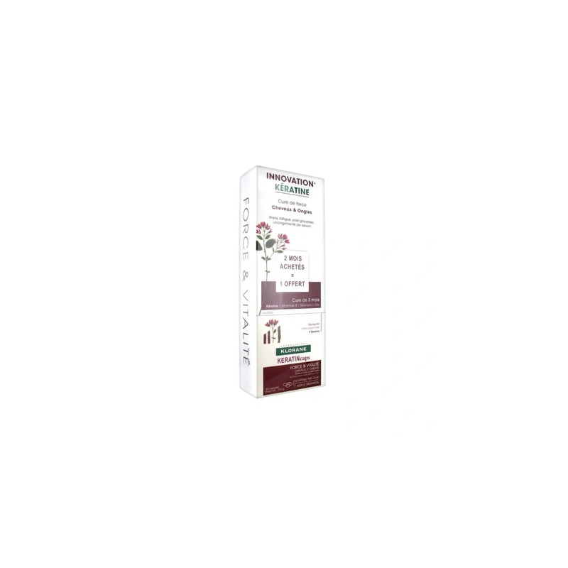Klorane Klorane Keratin Hair Fortification 90 Capsules