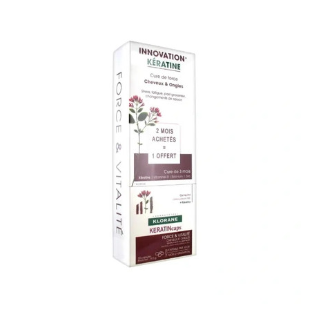 Klorane Klorane Keratin Hair Fortification 90 Capsules