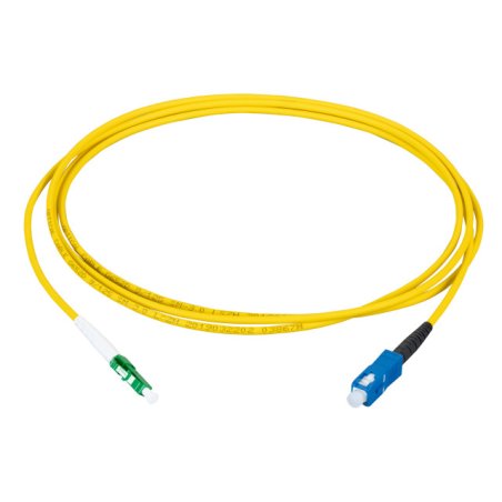 EFB Simplex Patchkabel LC/APC-SC OS2 G657A2 1m LSZH 3mm gelb
