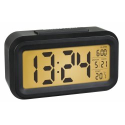 60.2018.01 LUMIO Digitalwecker schwarz