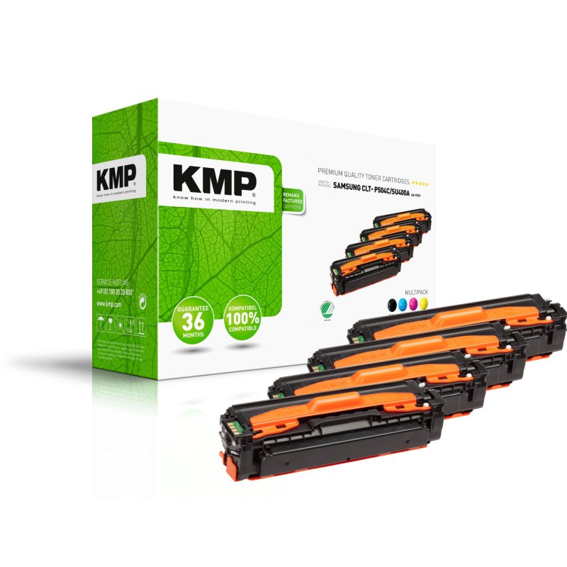 KMP SA-T57V Cartouche de toner 4 pièce(s) Compatible Noir, Cyan, Magenta, Jaune