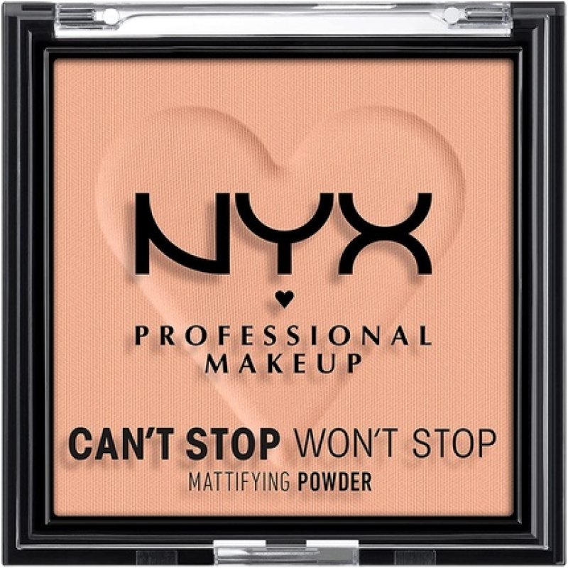 NYX Professional Makeup compatible - Can't Stop Won't Stop Mattifying Powder - Brightening Peach