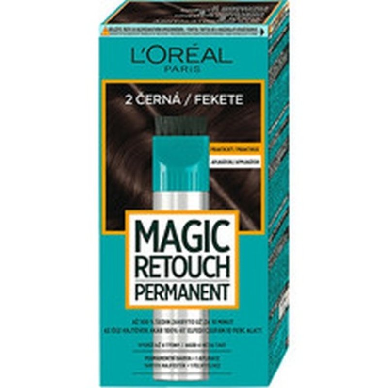 L'Oral Magic Retouch Permanent Color 18 Ml Shade 2 Black