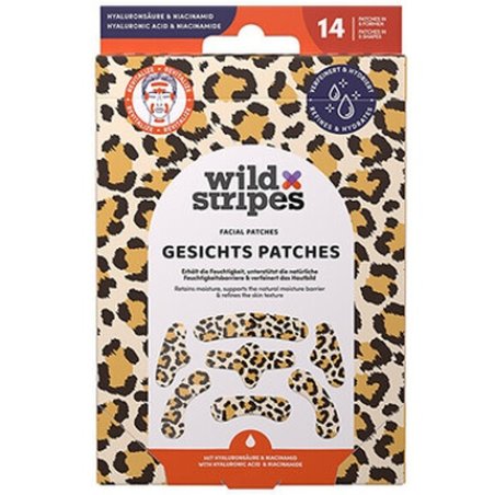 Wild Stripes Animal Leo Facial Patches Hydrocolloid Patches For Skin 14 Pieces
