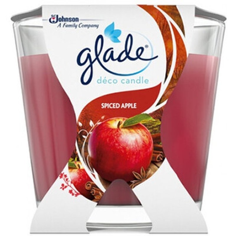 Glade Decor Spiced Apple Scented Candle