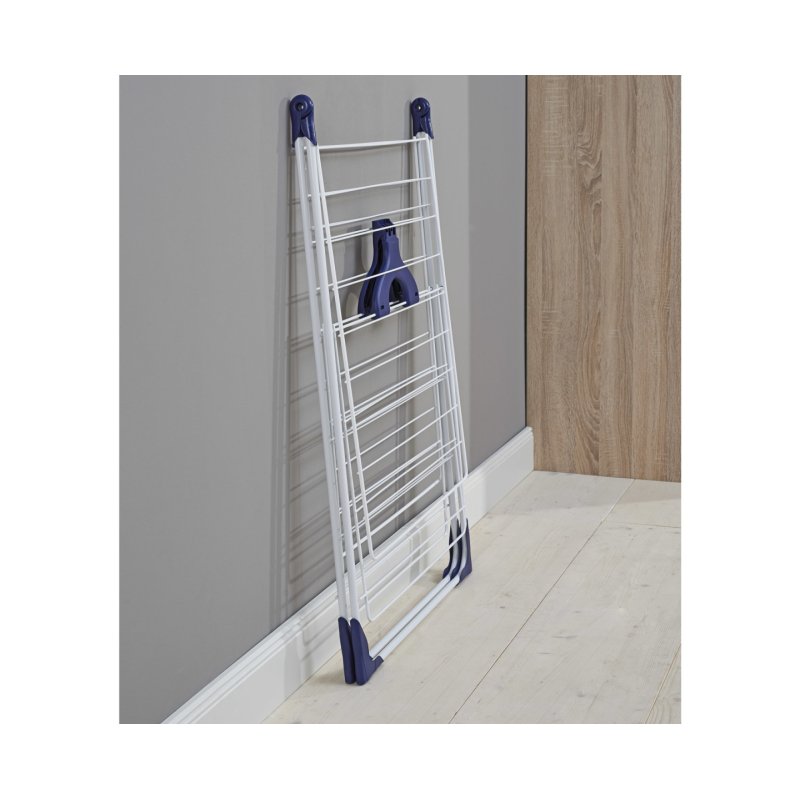 Leifheit Roma 200 Clothes horse Blue, White