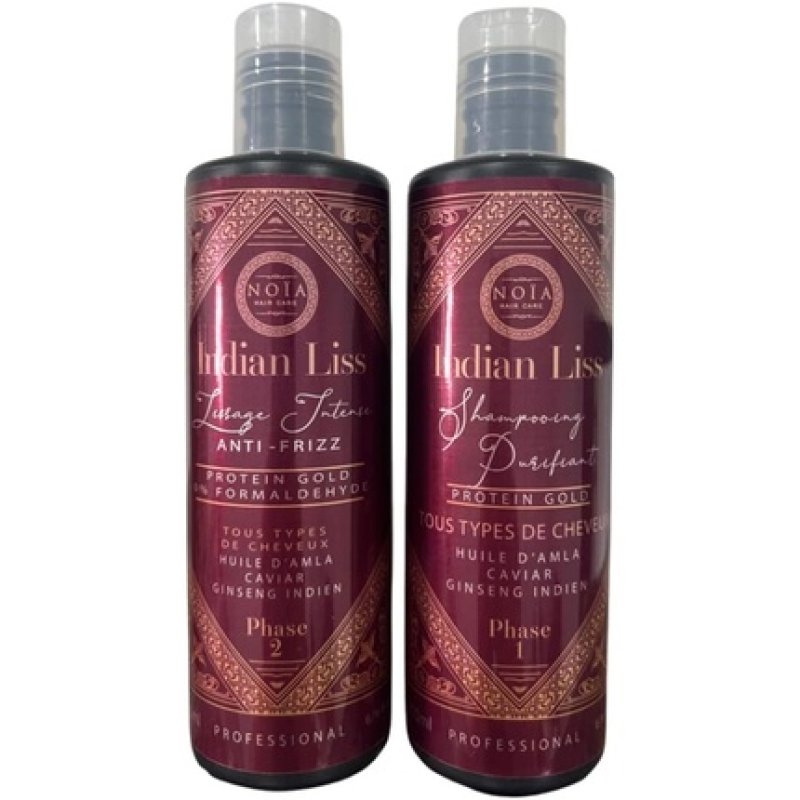 Noia Haircare Lissage Indian Liss Protein Gold Amla Caviar Ginseng Indian 2x250ml
