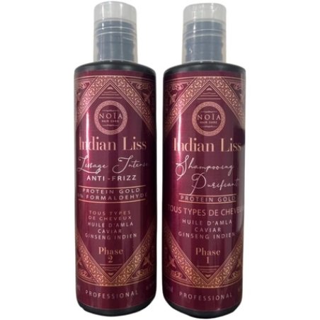 Noia Haircare Lissage Indian Liss Protein Gold Amla Caviar Ginseng Indian 2x250ml