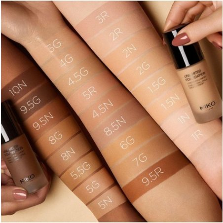 Kiko Milano Unlimited Foundation 5N Long-Lasting Liquid Foundation 05 Neutral