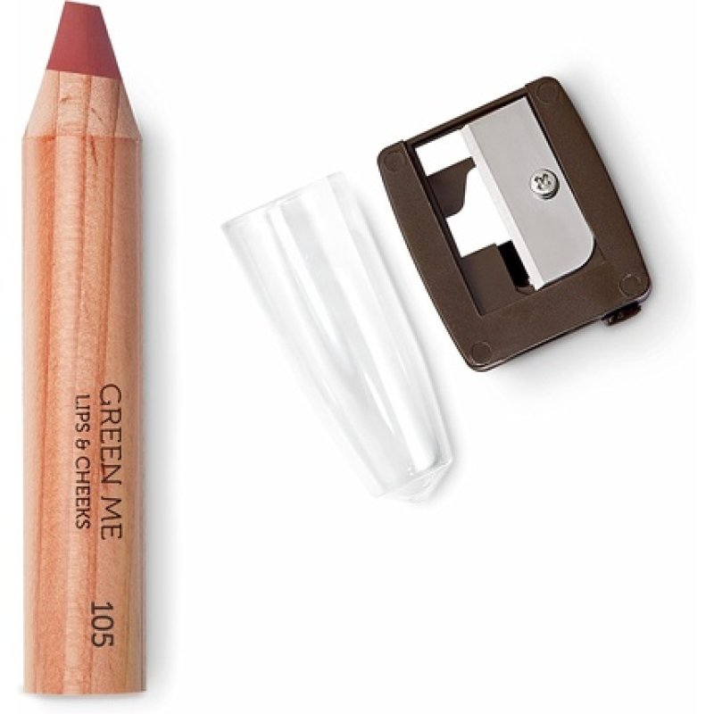 Kiko Milano Green Me Lips & Cheeks 105 Lipstick And Blush Pencil Rustic