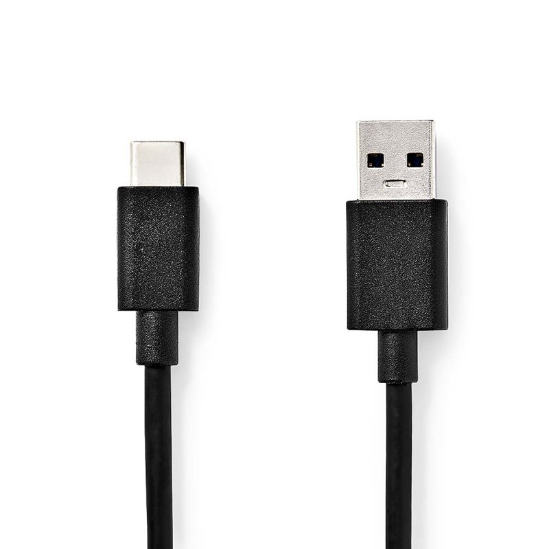 Nedis CCGW61600BK10 USB cable USB 3.2 Gen 1 (3.1 Gen 1) 1 m USB A USB C Black