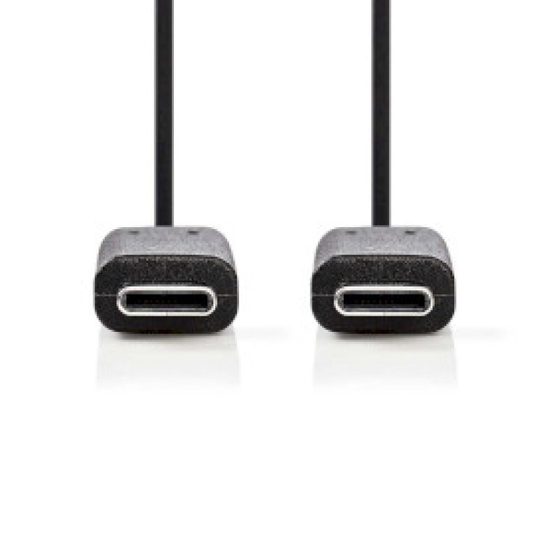 Nedis CCGB64700BK20 USB cable USB 3.2 Gen 1 (3.1 Gen 1) 2 m USB C 5 Gbit/s Black
