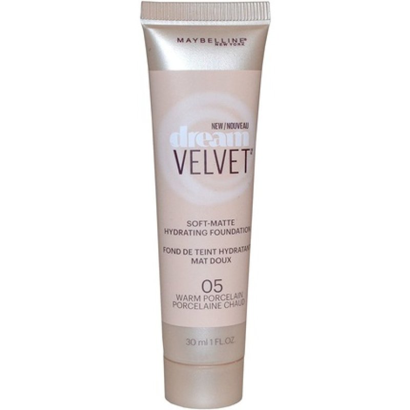Maybelline New York Dream Velvet Soft Matte Hydrating Foundation 05 Warm Porcelain 30ml