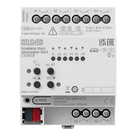 JUNG 230061SR interrupteur d'éclairage Plastique