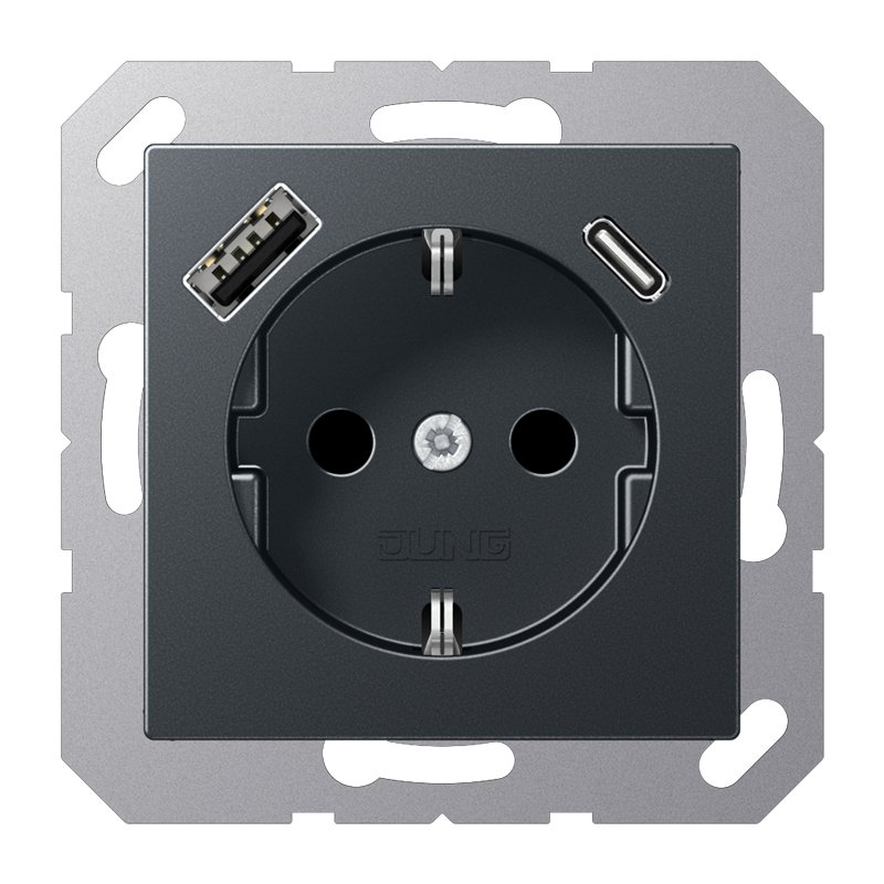 JUNG A1520-15CAANM socket-outlet Type F