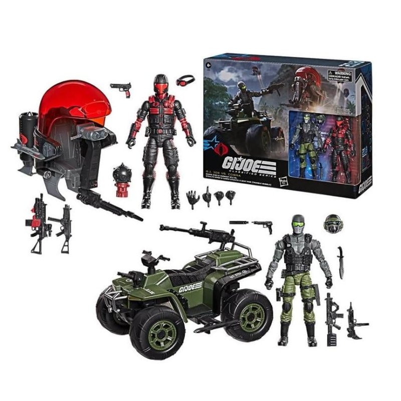 G.I. JOE - Snake Eyes Vs Stealth Viper - Figurine Classified Serie15cm