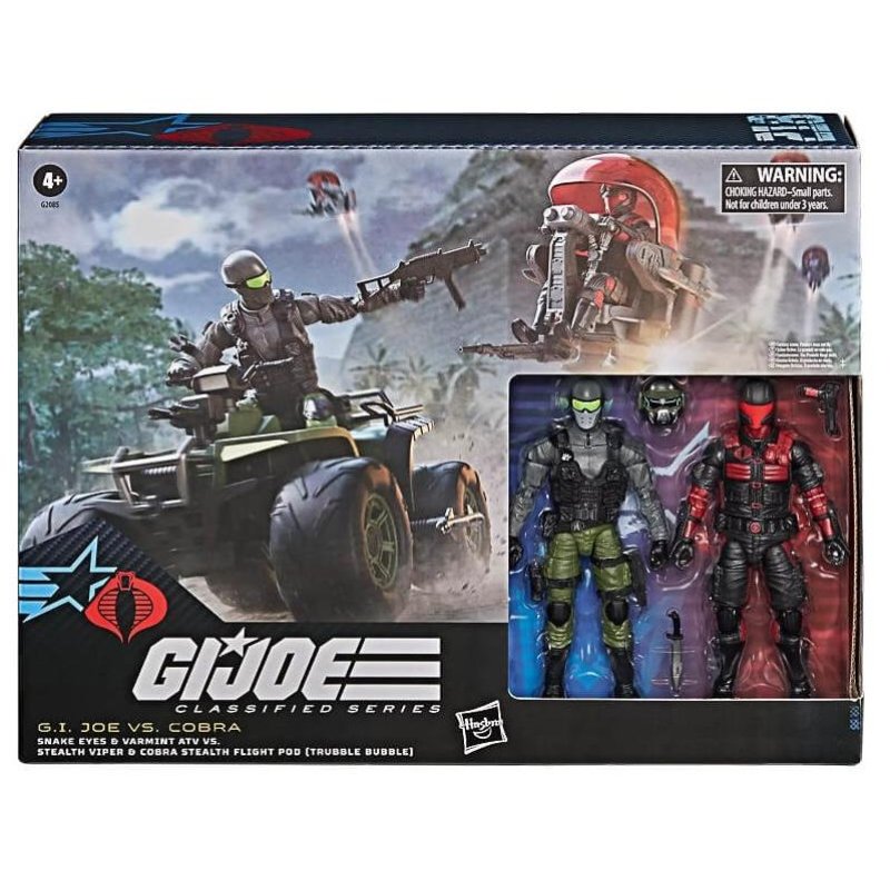G.I. JOE - Snake Eyes Vs Stealth Viper - Figurine Classified Serie15cm