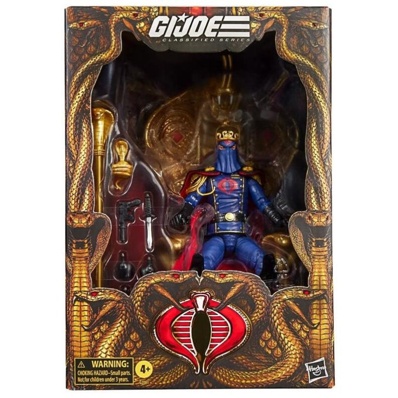 G.I. JOE - Cobra Commander in dress uniform & throne - Figurine 15cm