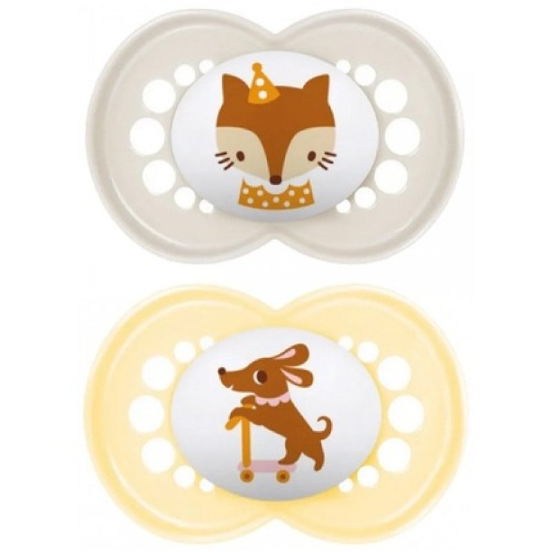 Mam 2 Pacifiers Original Animals for 18 Months and Older
