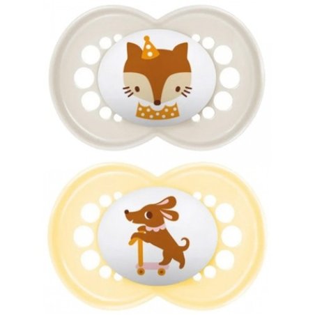 Mam 2 Pacifiers Original Animals for 18 Months and Older