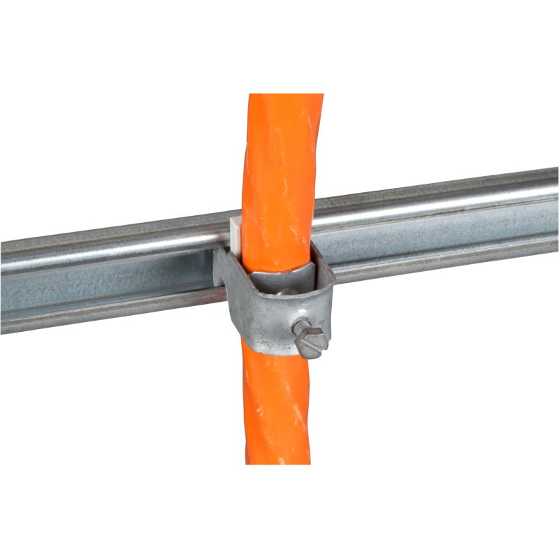 EFB Elektronik U-Clamps for C-Profile Rails, incl. Bottom Saddle