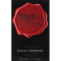BLACK XS POTION by Paco Rabanne for Women EDT Spray 1.7oz Limited Edition 50ml