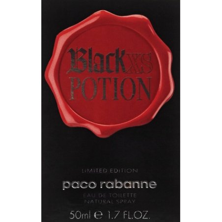 BLACK XS POTION by Paco Rabanne for Women EDT Spray 1.7oz Limited Edition 50ml