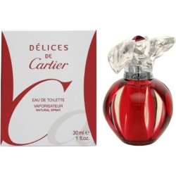 Delices de Cartier for Women Eau de Toilette Spray 1.0oz