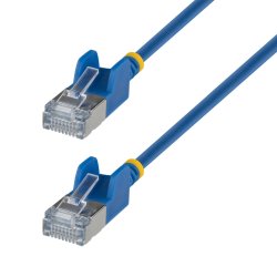 15cm Black Ultra Slim CAT6a Cable