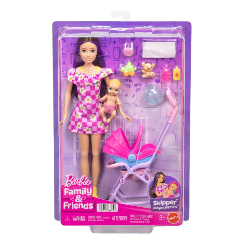 Barbie - Babysitting Skipper Playset (JJB42)