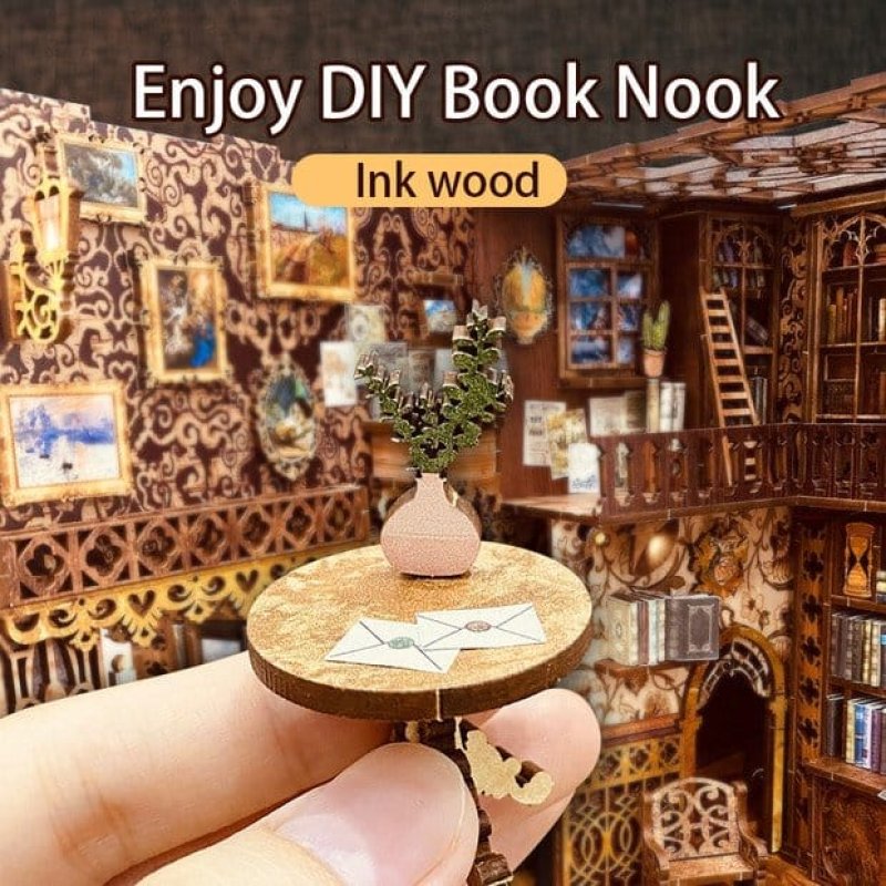 KIT DE DÉCOR MINIATURE - LIBRAIRIE ÉTERNELLE