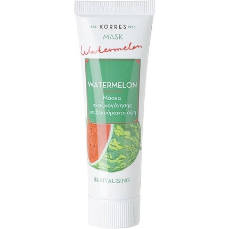 KORRES Watermelon Revitalizing Mask Beauty Shot Dermatologically Tested 18ml
