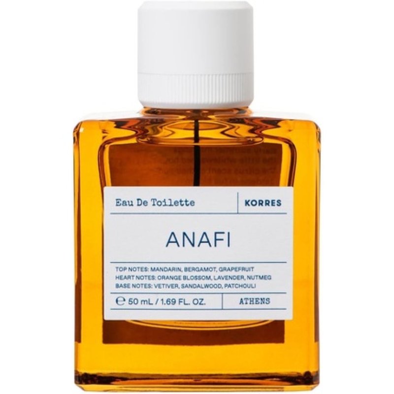 Korres Anafi Eau De Toilette 50ml Light Citrus Fragrance