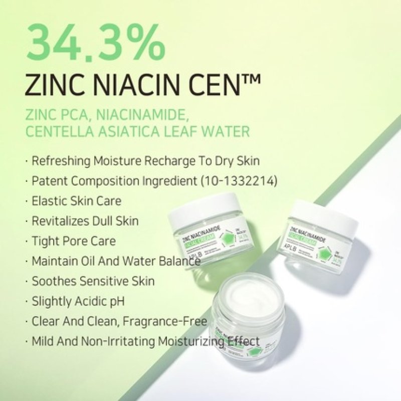 Aplb Zinc Niacinamide Facial Cream 343 Floz