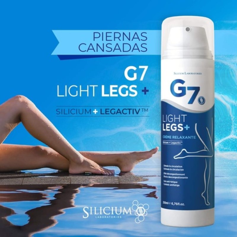 G7 Lightlegs Cold Gel Muscular Recuperator With Silica 200ml