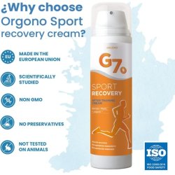 Sports Recovery Cream with Silica and Plant Extracts for Regeneration