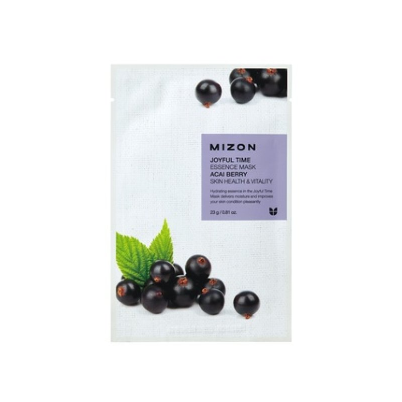 Mizon Joyful Time Essence Mask Set Of 20 Pieces Acai Berry