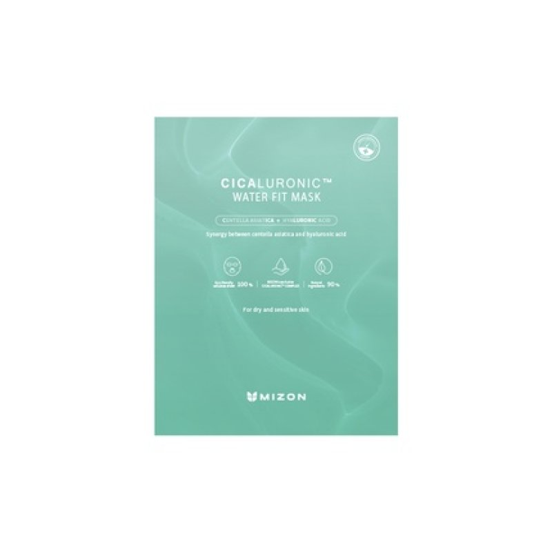 Mizon Cicaluronic Water Fit Mask Set Of 20 Pieces