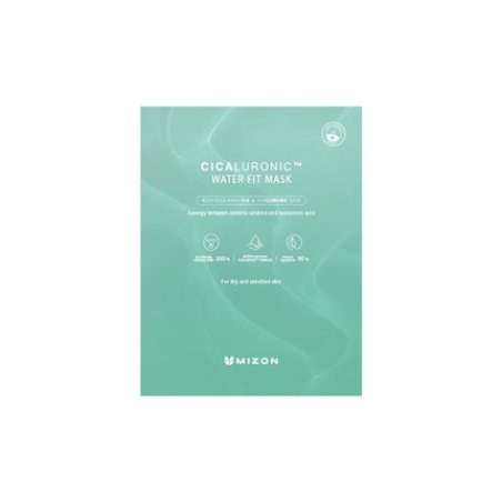 Mizon Cicaluronic Water Fit Mask Set Of 20 Pieces