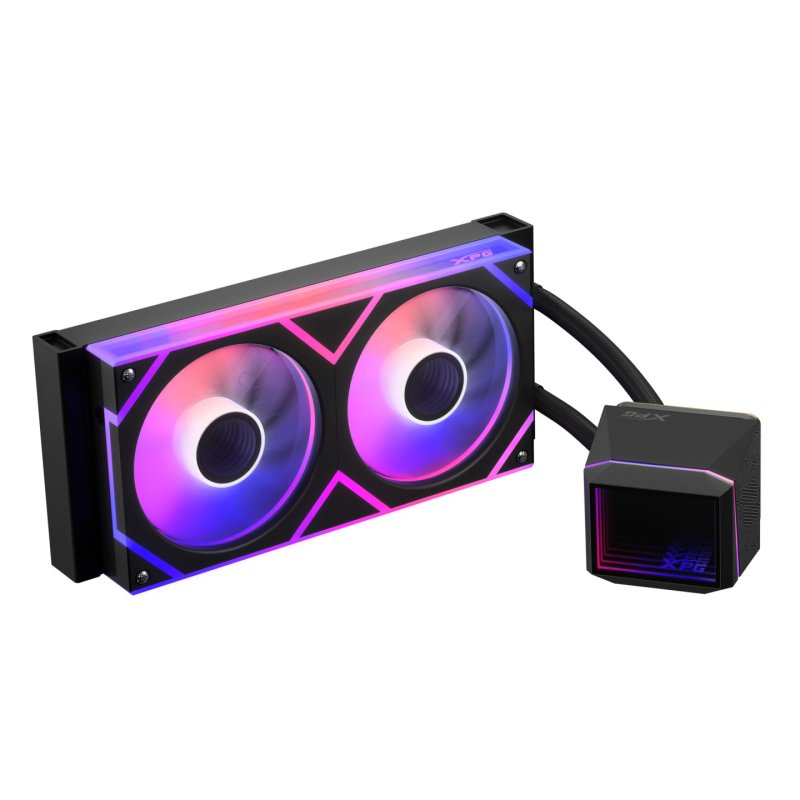XPG LEVANTE II Processeur Kit de refroidissement du liquide 12 cm Noir