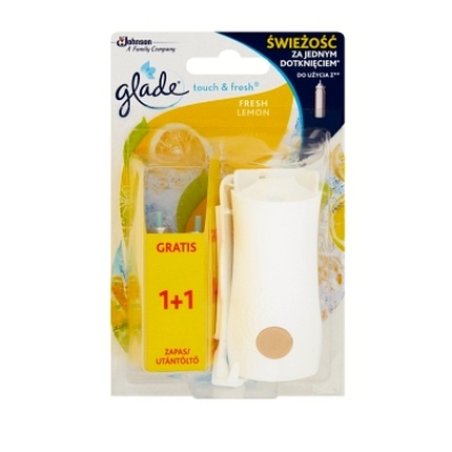 Glade One Touch Air Freshener Lemon Device Refill 2 X 10 Ml