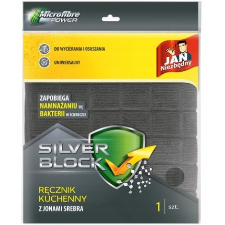 Jan Niezbedny Microfiber Towel With Silver Ions 1 Piece