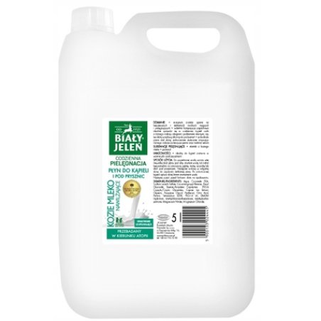White Deer Bath & Shower Gel Refill With Goat Milk 5000 Ml