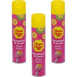 Chupa Chups Room Spray Air Freshener Strawberry & Cream 300ml With A Free Fridge Magnet