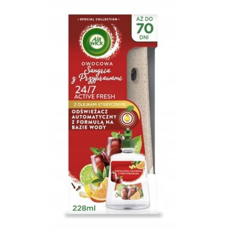Air Wick Active Fresh Air Freshener With Fruit Sangria And Spices 228 Ml