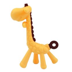Bocioland Silicone Teether Giraffe Brown