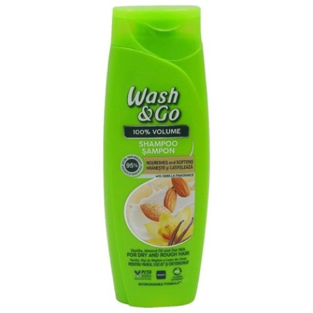 Wash&Go Shampoo 360ml Vanilla Nourishing Hair Care