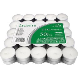 Bispol White Tealight Candles 4 Hours